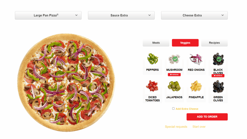 Sell pizza in WooCommerce with extra topping options