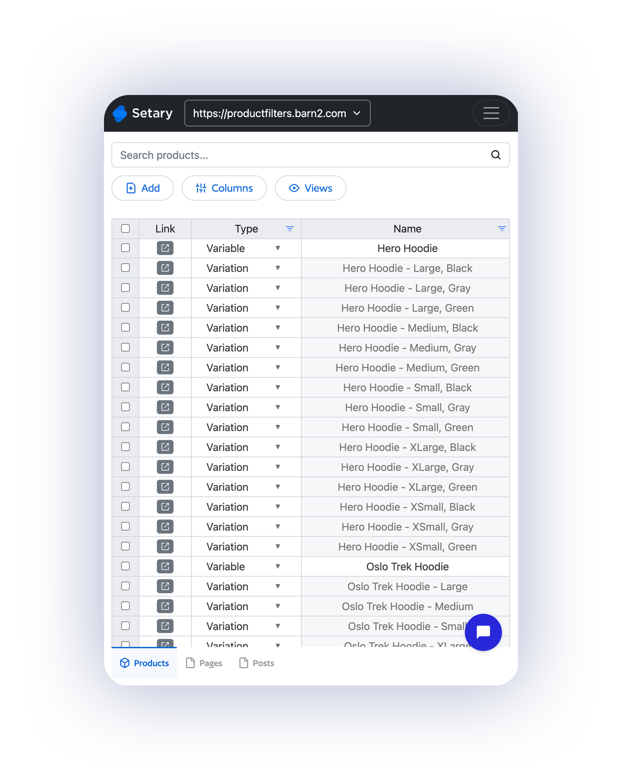 WooCommerce unlimited multi store product and variation editor